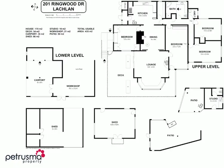 Floorplan of Homely house listing, 201 Ringwood Road, Lachlan TAS 7140