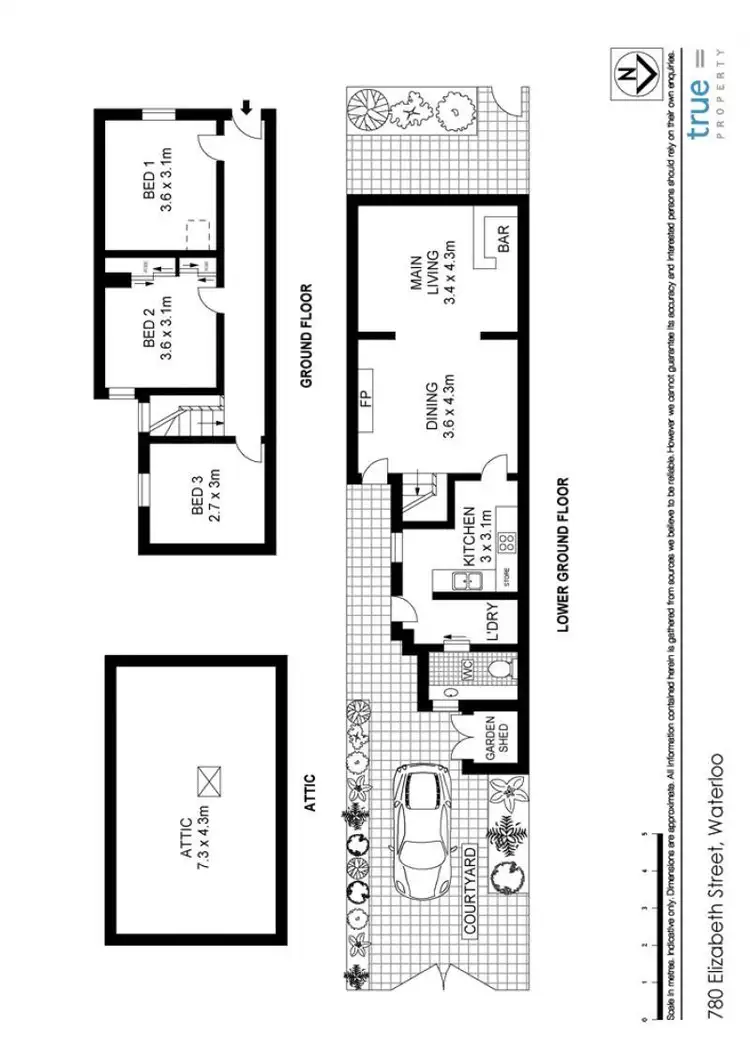 Floorplan of Homely house listing, 780 Elizabeth Street, Waterloo NSW 2017