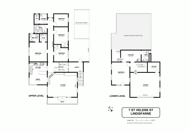 Floorplan of Homely house listing, 7 St Helens Street, Lindisfarne TAS 7015