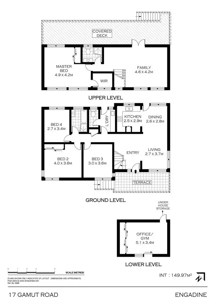 Floorplan of Homely house listing, 17 Gamut Road, Engadine NSW 2233