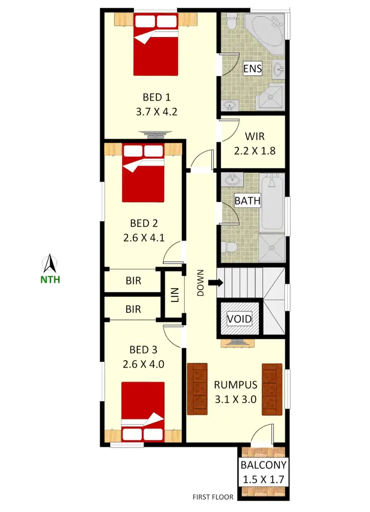 Floorplan of Homely house listing, 13 Curt Street, Ashfield NSW 2131