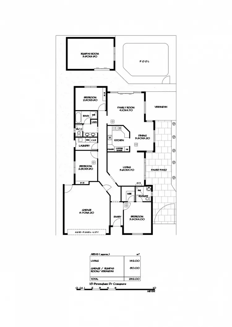 Floorplan of Homely house listing, 18 Birmingham Drive, Craigmore SA 5114
