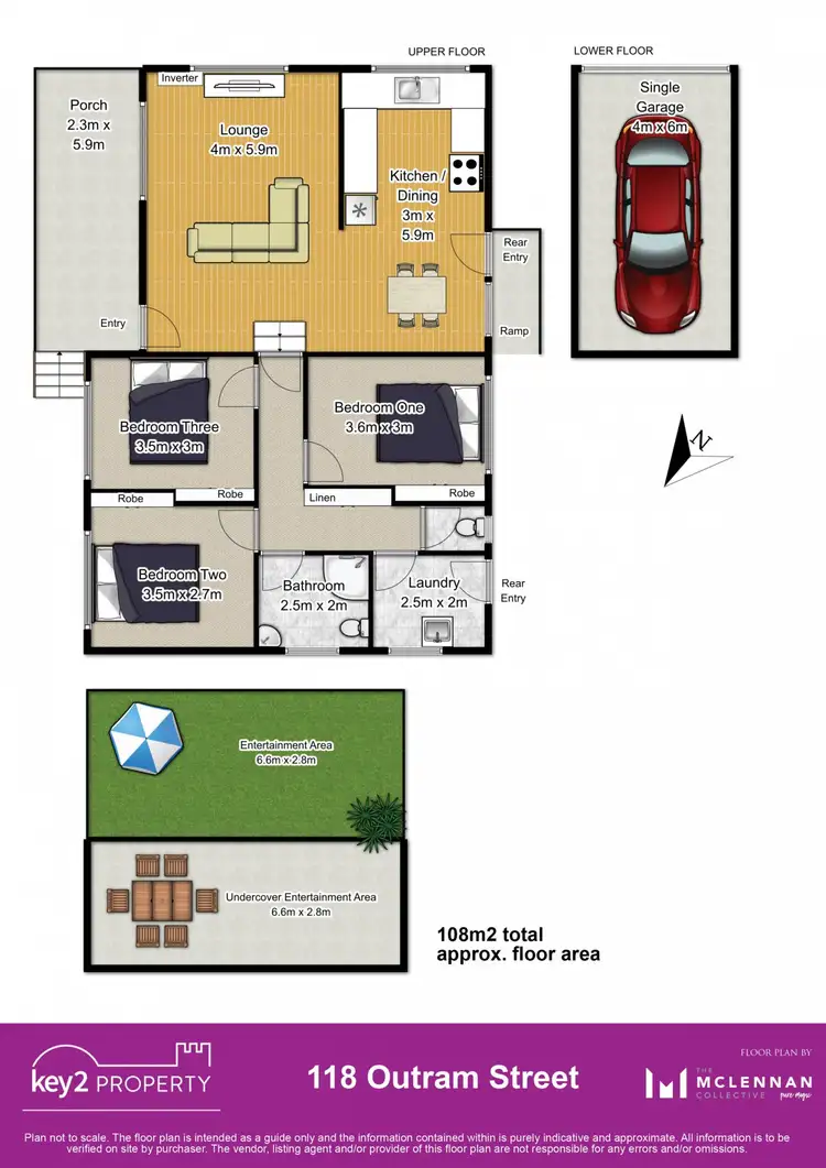 Floorplan of Homely house listing, 118 Outram Street, Summerhill TAS 7250