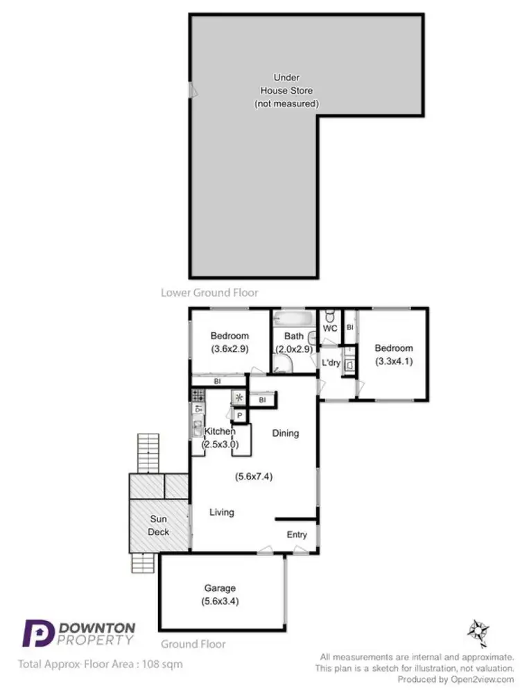 Floorplan of Homely villa listing, Unit 1, 9 Coach Road, Chigwell TAS 7011