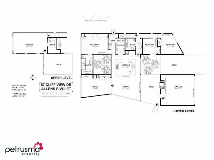Floorplan of Homely house listing, 57 Cliff View Drive, Allens Rivulet TAS 7150