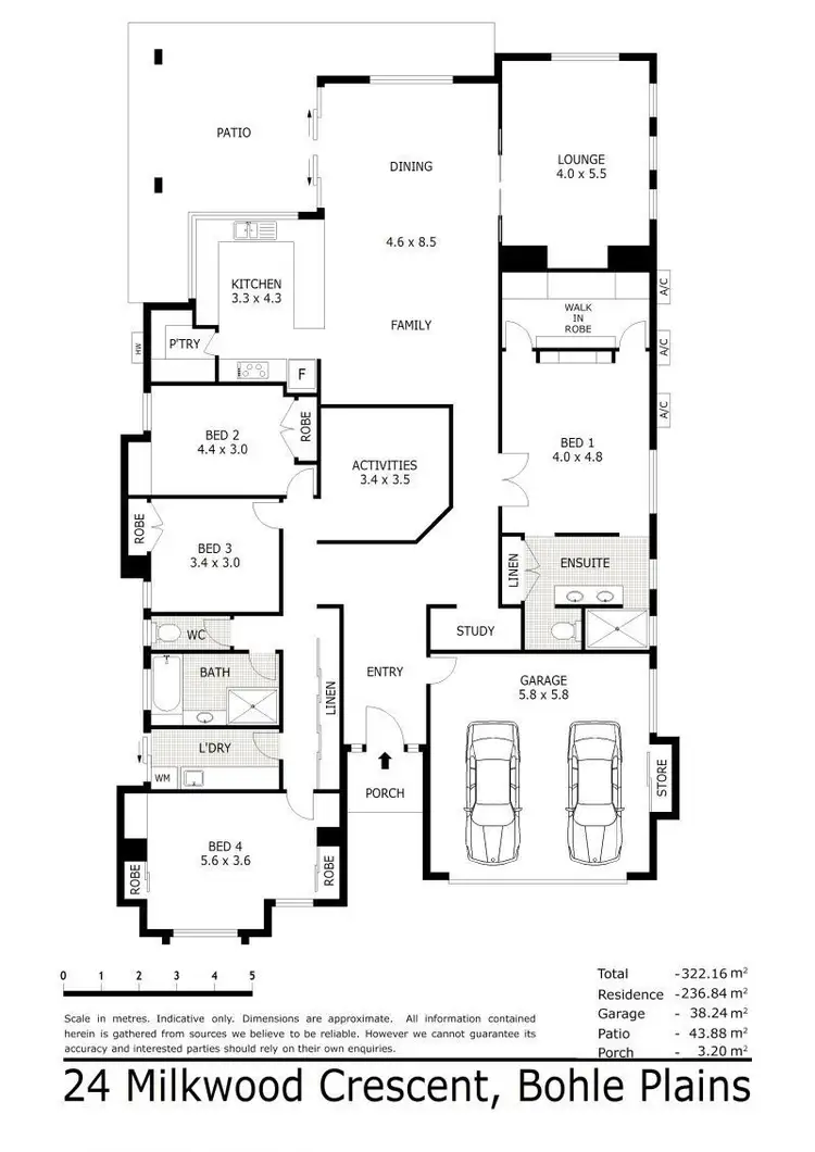 Floorplan of Homely house listing, 24 Milkwood Crescent, Bohle Plains QLD 4817