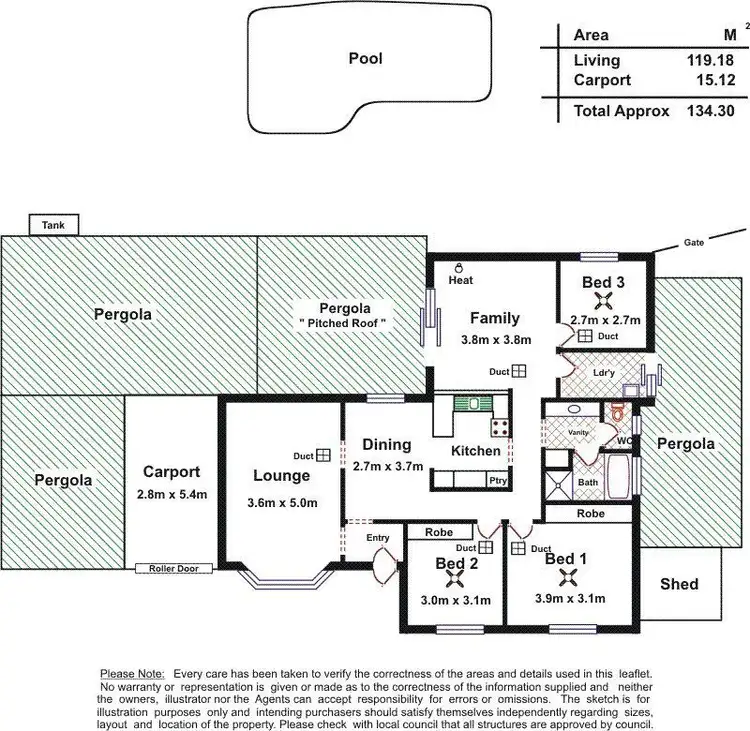 Floorplan of Homely house listing, Address available on request