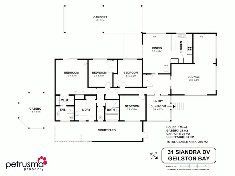 Floorplan of Homely house listing, 31 Siandra Cresent, Geilston Bay TAS 7015