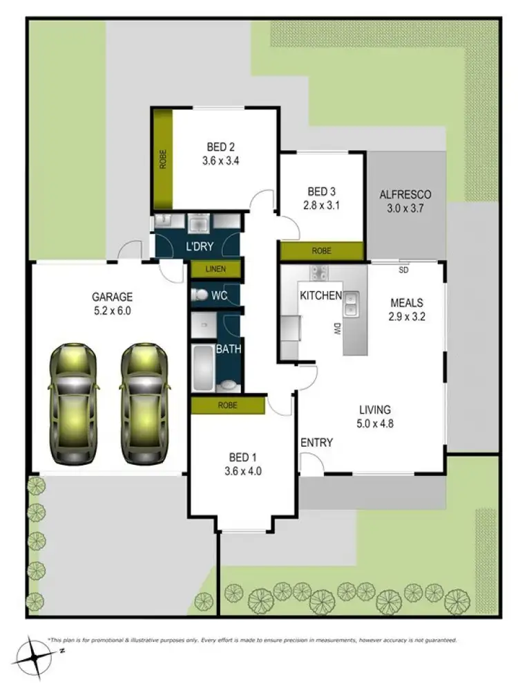Floorplan of Homely townhouse listing, 39 Hannan Crescent, Leopold VIC 3224