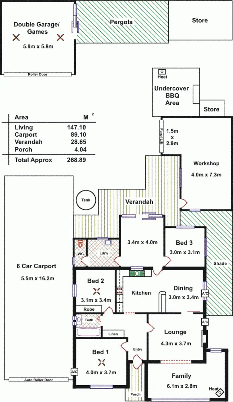Floorplan of Homely house listing, 34 Fortisgreen Avenue, Pennington SA 5013