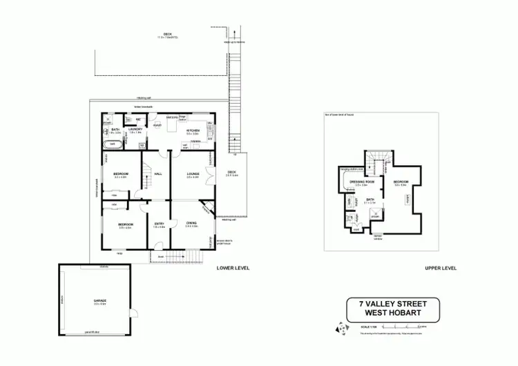 Floorplan of Homely house listing, 7 Valley Street, West Hobart TAS 7000