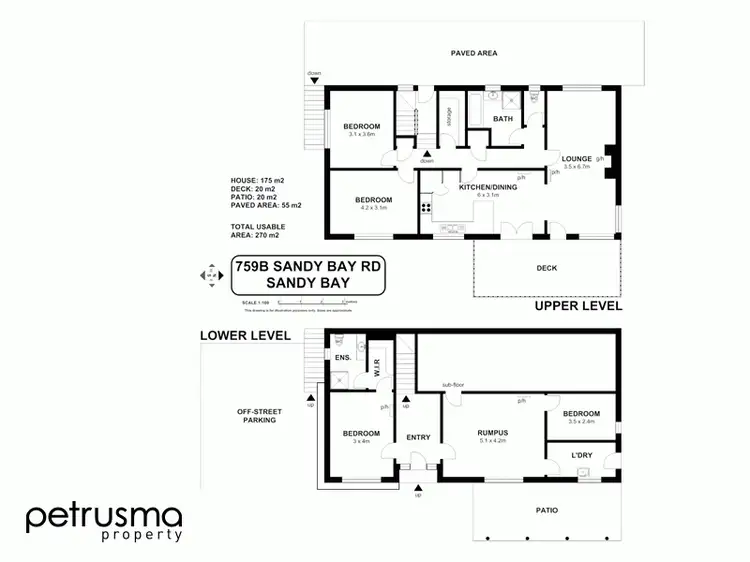 Floorplan of Homely house listing, 759B Sandy Bay Road, Sandy Bay TAS 7005