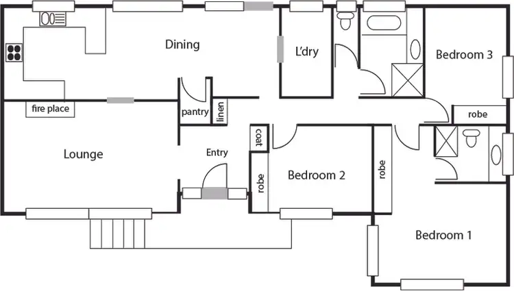 Floorplan of Homely house listing, 103 Namatjira Drive, Fisher ACT 2611