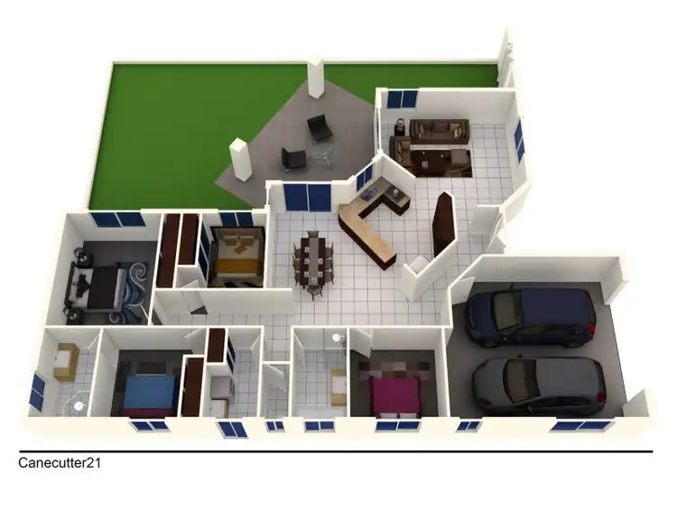 Floorplan of Homely house listing, 21 Canecutter Road, Edmonton QLD 4869