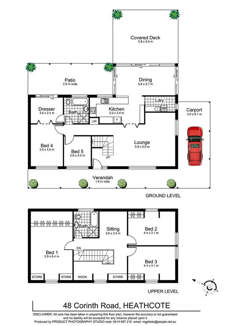 Floorplan of Homely house listing, 48 Corinth Road, Heathcote NSW 2233
