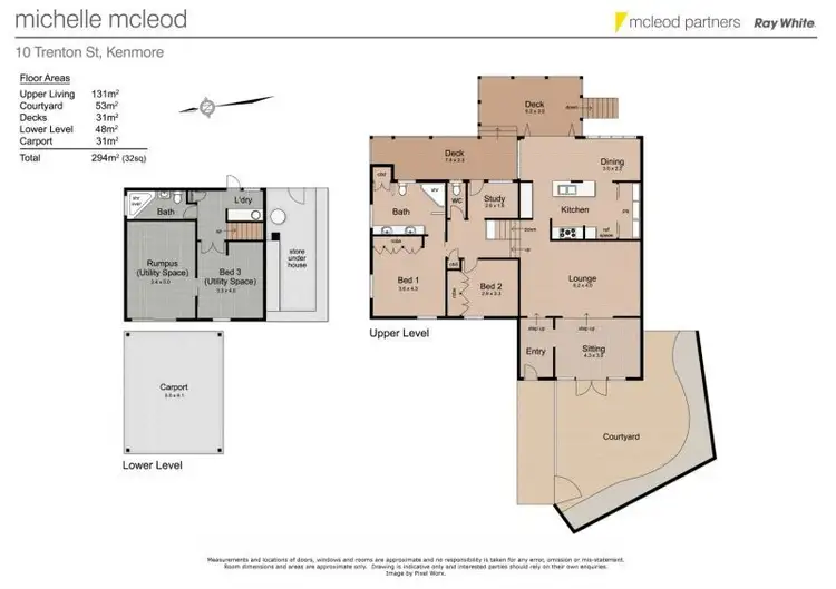 Floorplan of Homely house listing, 10 Trenton Street, Kenmore QLD 4069