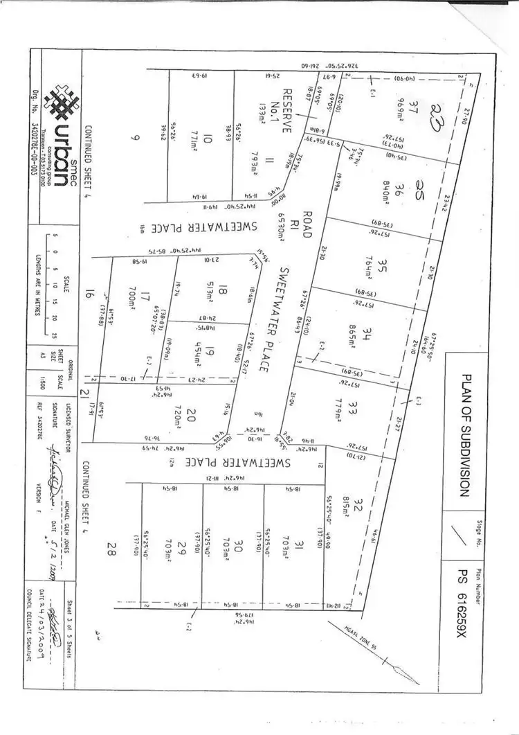Floorplan of Homely land listing, 25 (Lot 36) Sweetwater Place, Moe VIC 3825