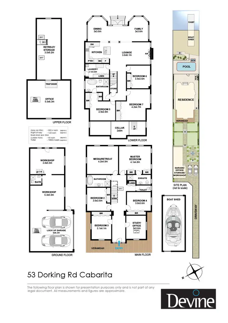 Floorplan of Homely house listing, 53 Dorking Road, Cabarita NSW 2137
