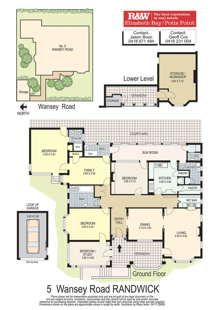 Floorplan of Homely house listing, 5 Wansey Road, Randwick NSW 2031