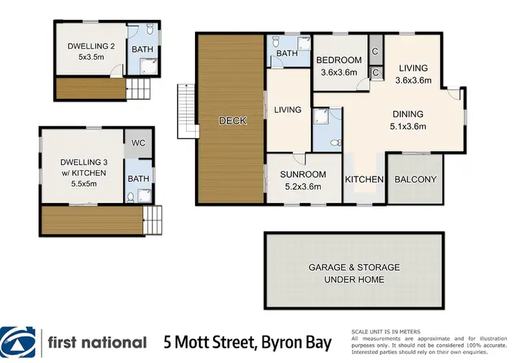 Floorplan of Homely house listing, 5 Mott Street, Byron Bay NSW 2481
