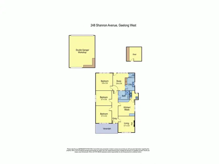 Floorplan of Homely house listing, 248 Shannon Ave, Geelong West VIC 3218