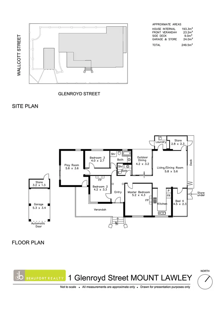 Floorplan of Homely house listing, 1 Glenroyd Street, Mount Lawley WA 6050