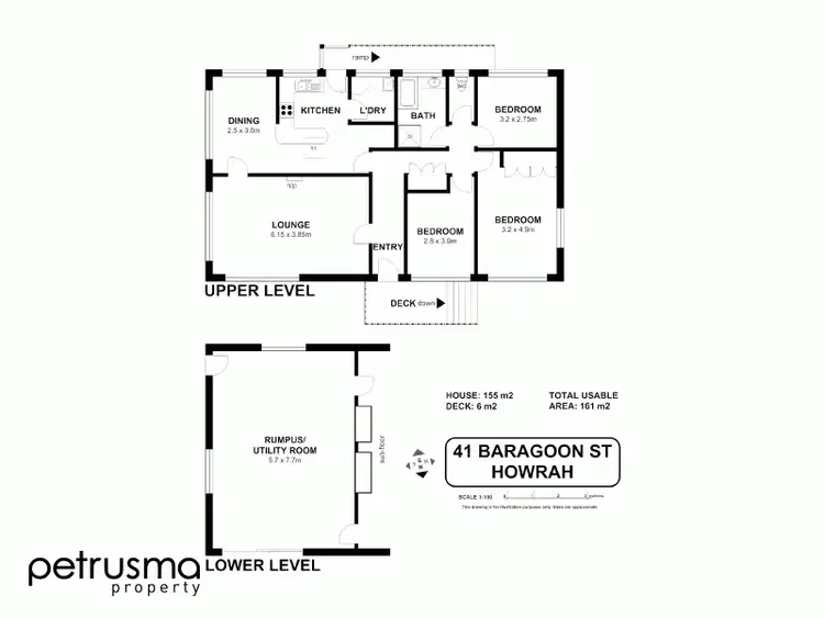 Floorplan of Homely house listing, 41 Baragoon Street, Howrah TAS 7018