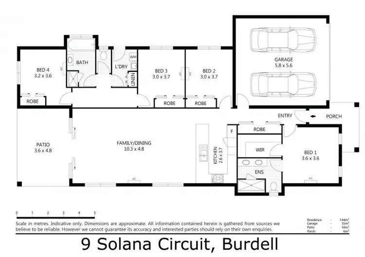 Floorplan of Homely house listing, 9 Solana Circuit, Burdell QLD 4818
