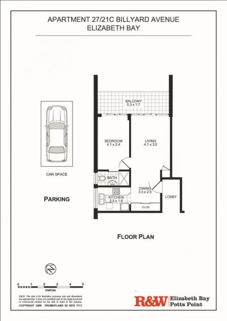 Floorplan of Homely apartment listing, 27/21C Billyard Avenue, Elizabeth Bay NSW 2011