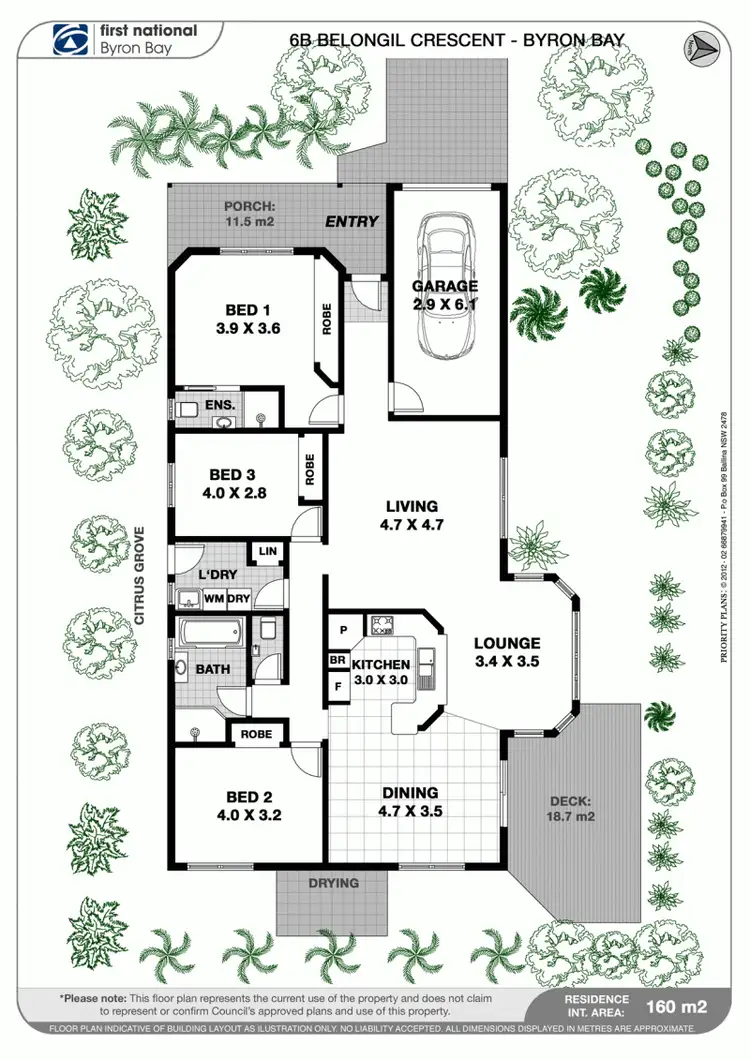 Floorplan of Homely house listing, 6B Belongil Crescent, Byron Bay NSW 2481