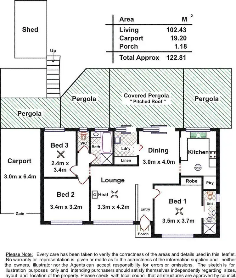Floorplan of Homely house listing, Address available on request