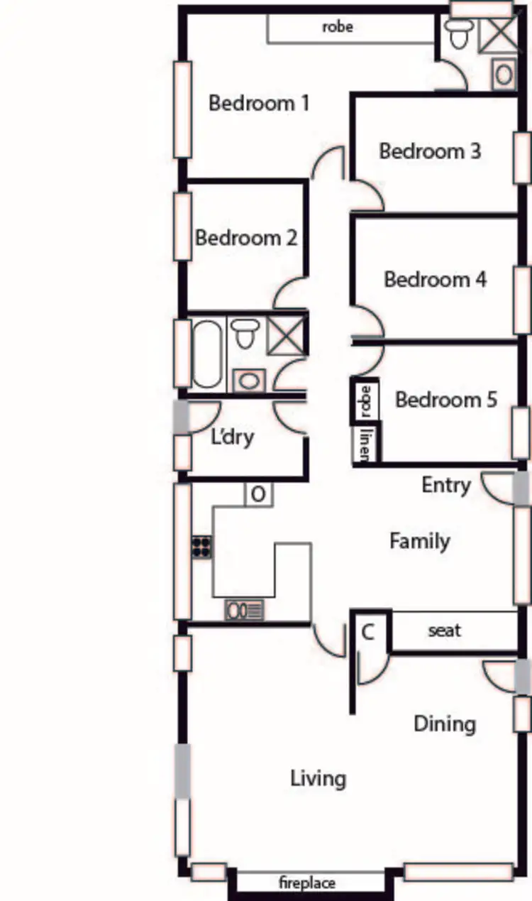 Floorplan of Homely house listing, 16 Tiwi Place, Waramanga ACT 2611