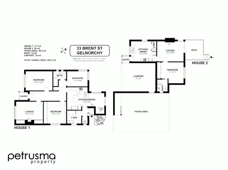 Floorplan of Homely house listing, 33 Brent Street, Glenorchy TAS 7010