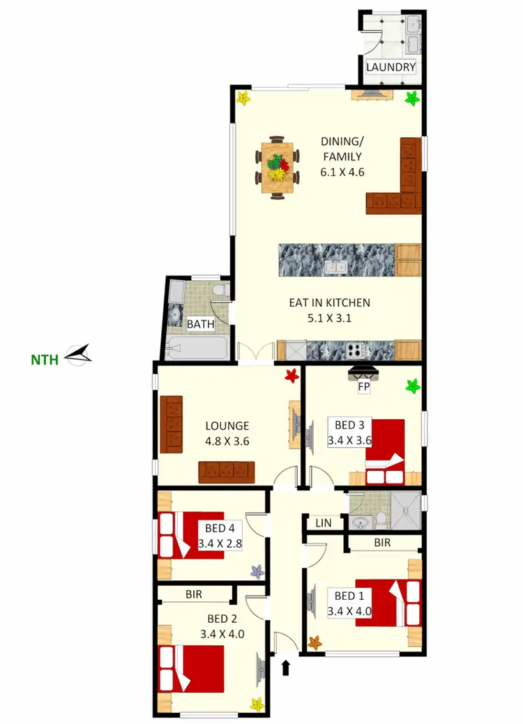 Floorplan of Homely house listing, Address available on request