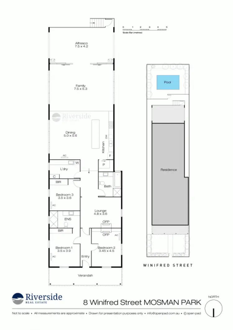 Floorplan of Homely house listing, 8 Winifred Street, Mosman Park WA 6012