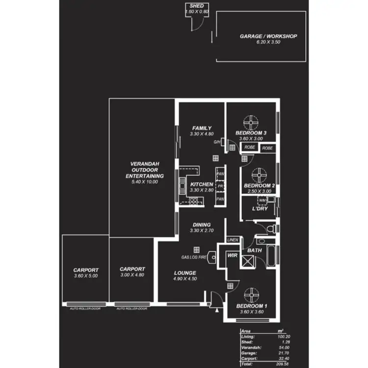 Floorplan of Homely house listing, 16 Diosma Drive, Morphett Vale SA 5162
