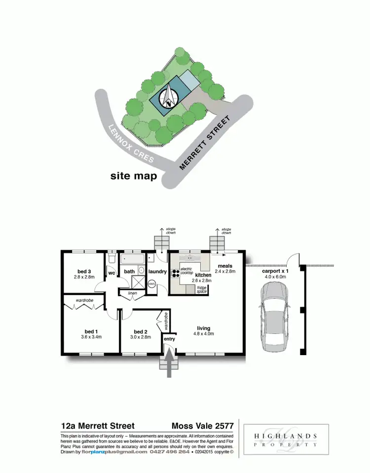 Floorplan of Homely house listing, 12 A Merrett Drive, Moss Vale NSW 2577