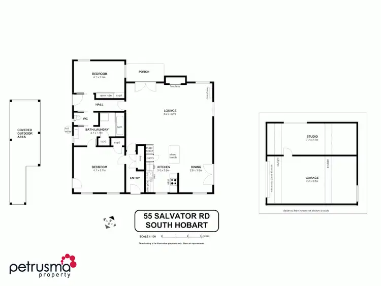 Floorplan of Homely house listing, 55 Salvator Road, West Hobart TAS 7000