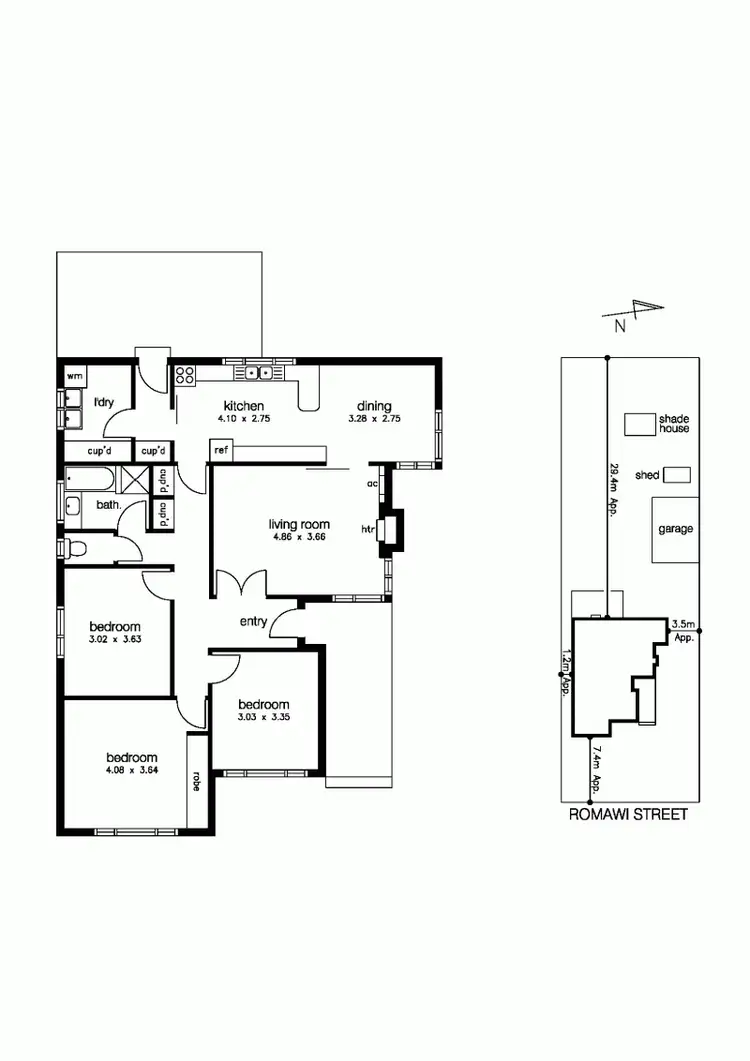 Floorplan of Homely house listing, 65 Romawi Street, Altona VIC 3018
