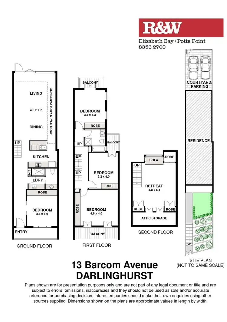 Floorplan of Homely terrace listing, 13 Barcom Avenue, Darlinghurst NSW 2010