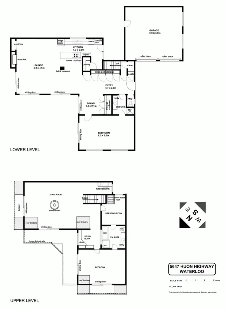 Floorplan of Homely house listing, 5647 Huon Highway, Waterloo TAS 7109