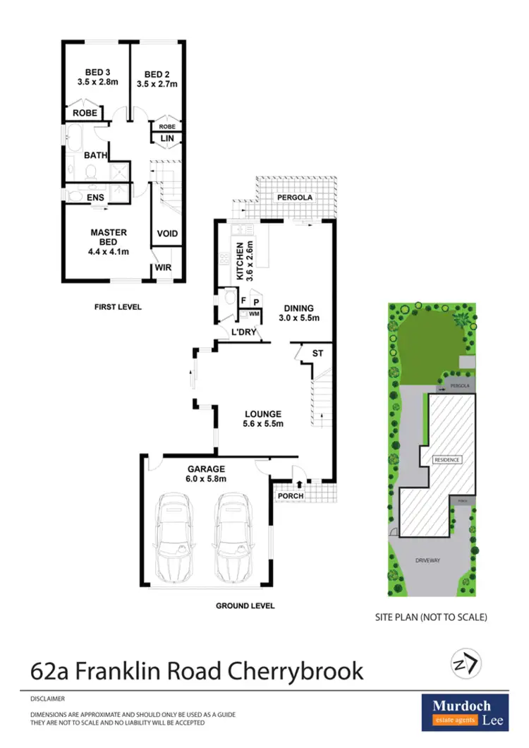 Floorplan of Homely semi-detached listing, 62A Franklin Road, Cherrybrook NSW 2126