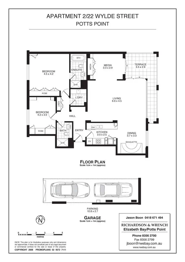 Floorplan of Homely apartment listing, 2/22 Wylde Street, Potts Point NSW 2011
