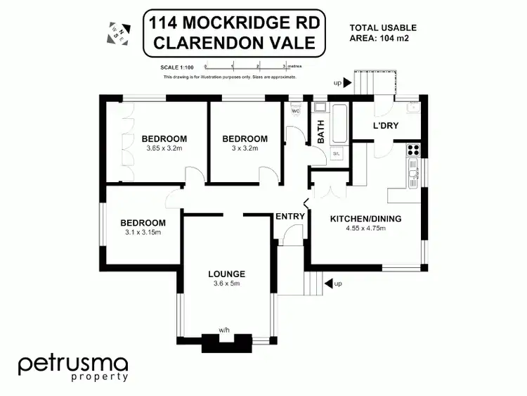 Floorplan of Homely house listing, 114 Mockridge Road, Clarendon Vale TAS 7019