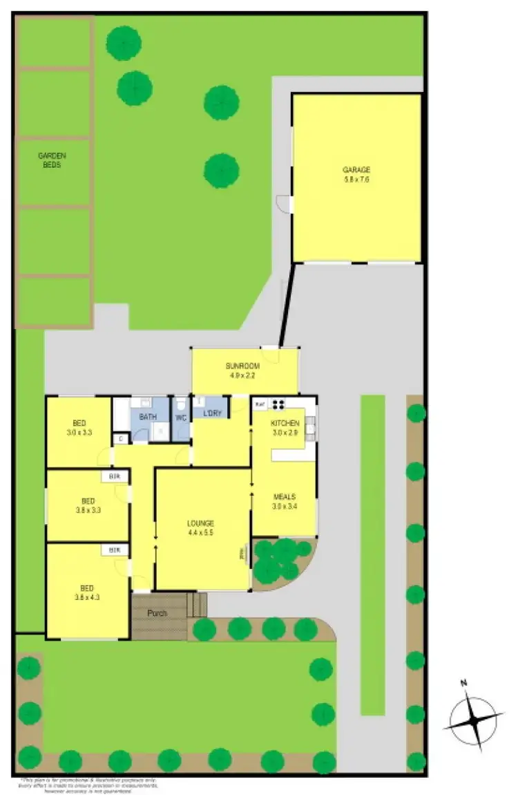 Floorplan of Homely house listing, 350 Church Street, Hamlyn Heights VIC 3215