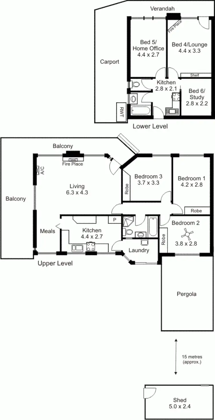 Floorplan of Homely house listing, 14 Bonvue Ave, Beaumont SA 5066