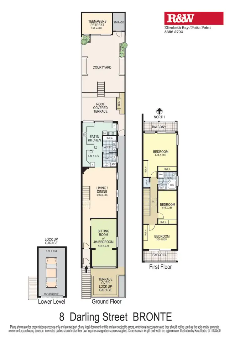 Floorplan of Homely house listing, 8 Darling Street, Bronte NSW 2024