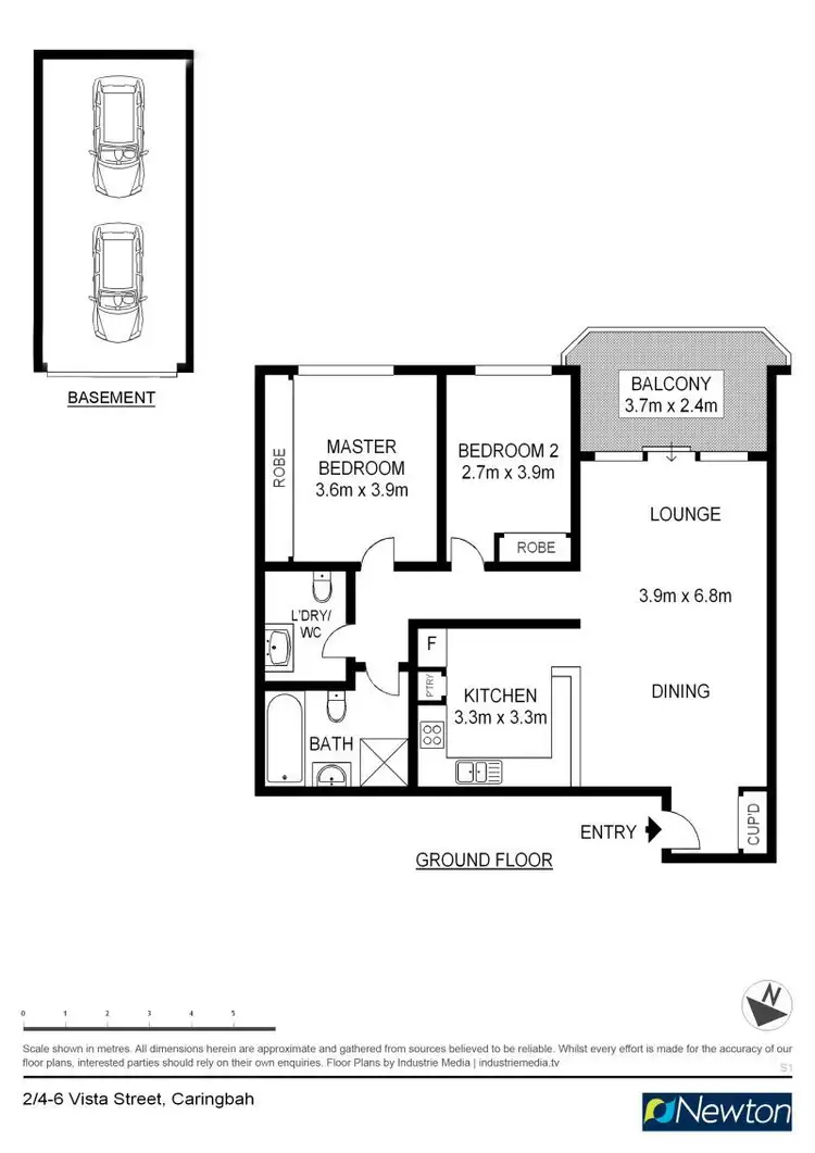 Floorplan of Homely apartment listing, 2/4-6 Vista Street, Caringbah NSW 2229