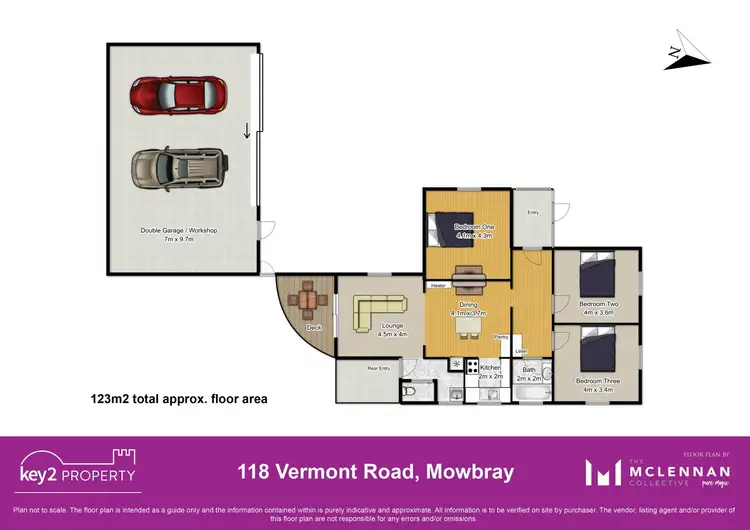 Floorplan of Homely house listing, 118 Vermont Road, Mowbray TAS 7248