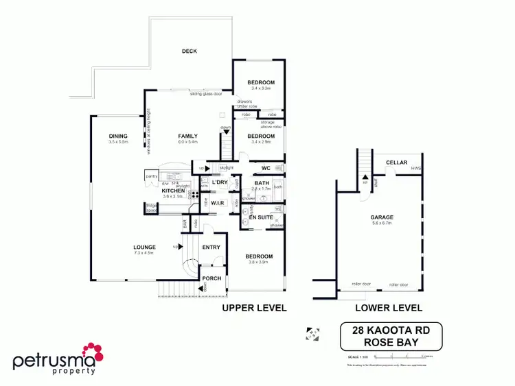 Floorplan of Homely house listing, 28 Kaoota Road, Rose Bay TAS 7015